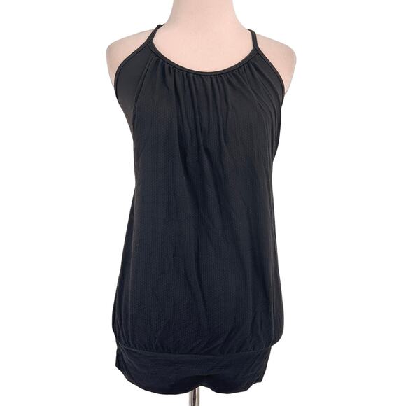 Lululemon Black No Limits Racerback Tank Top Size 4 - Picture 1 of 8